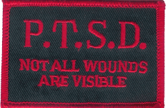 PTSD patch for jackets and caps