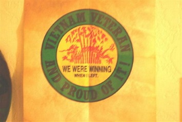 The Vietnam veteran Flag - We were winning when I left.