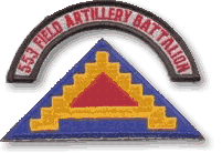 The 553 Field Artillery Battalion Patch